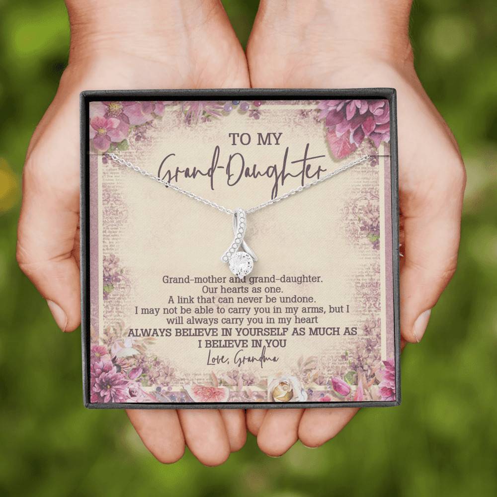 From Grandma To My Granddaughter A Link That Can Never Be Undone Alluring Beauty Necklace