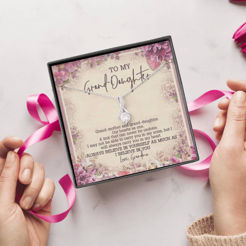From Grandma To My Granddaughter A Link That Can Never Be Undone Alluring Beauty Necklace
