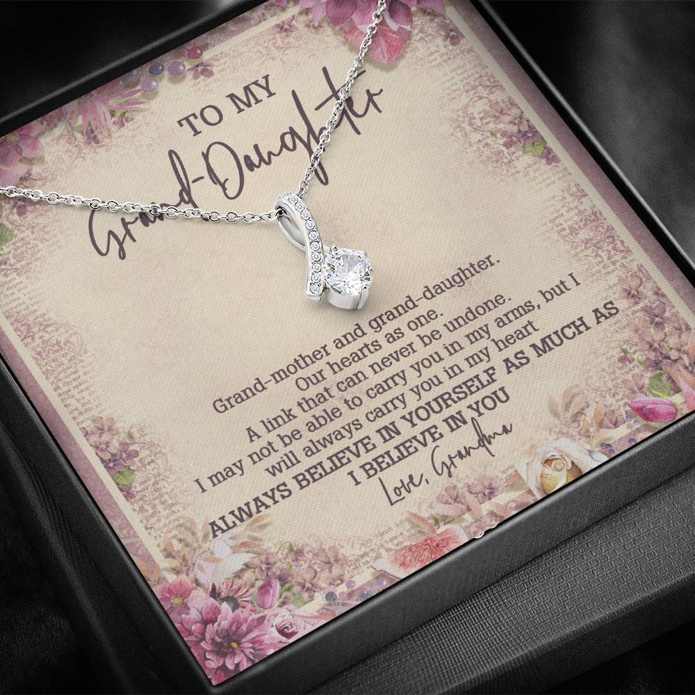 From Grandma To My Granddaughter A Link That Can Never Be Undone Alluring Beauty Necklace