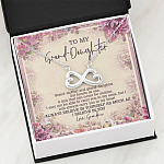 From Grandma To My Granddaughter A Link That Can Never Be Undone Infinity Heart Pendant Necklace