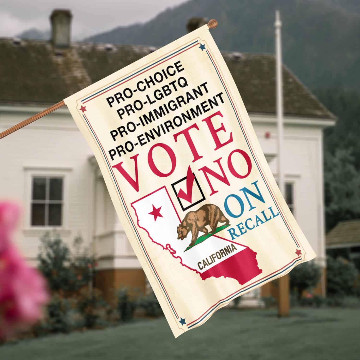 30x40 House Flag Mockup 4