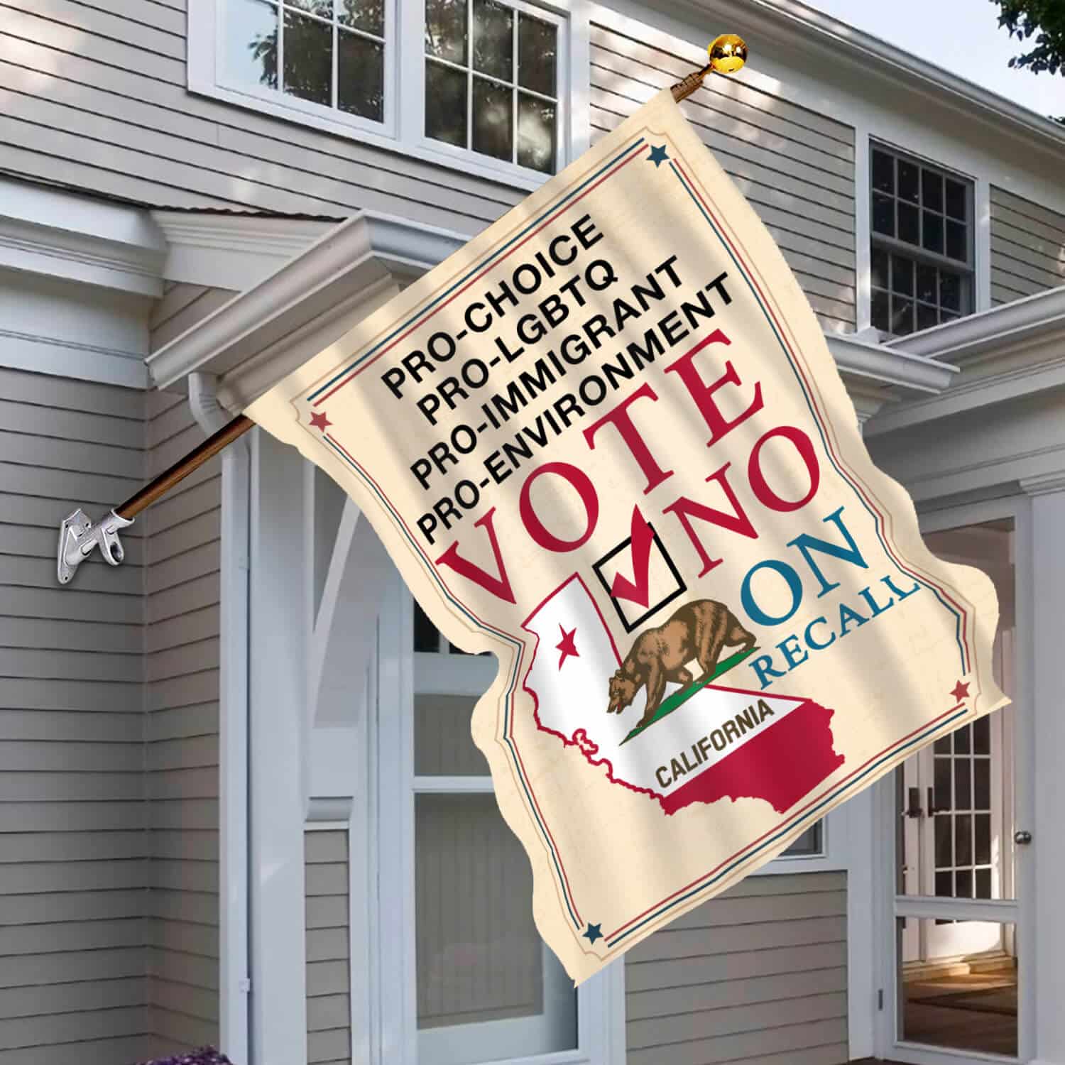 30x40 House Flag Mockup 6