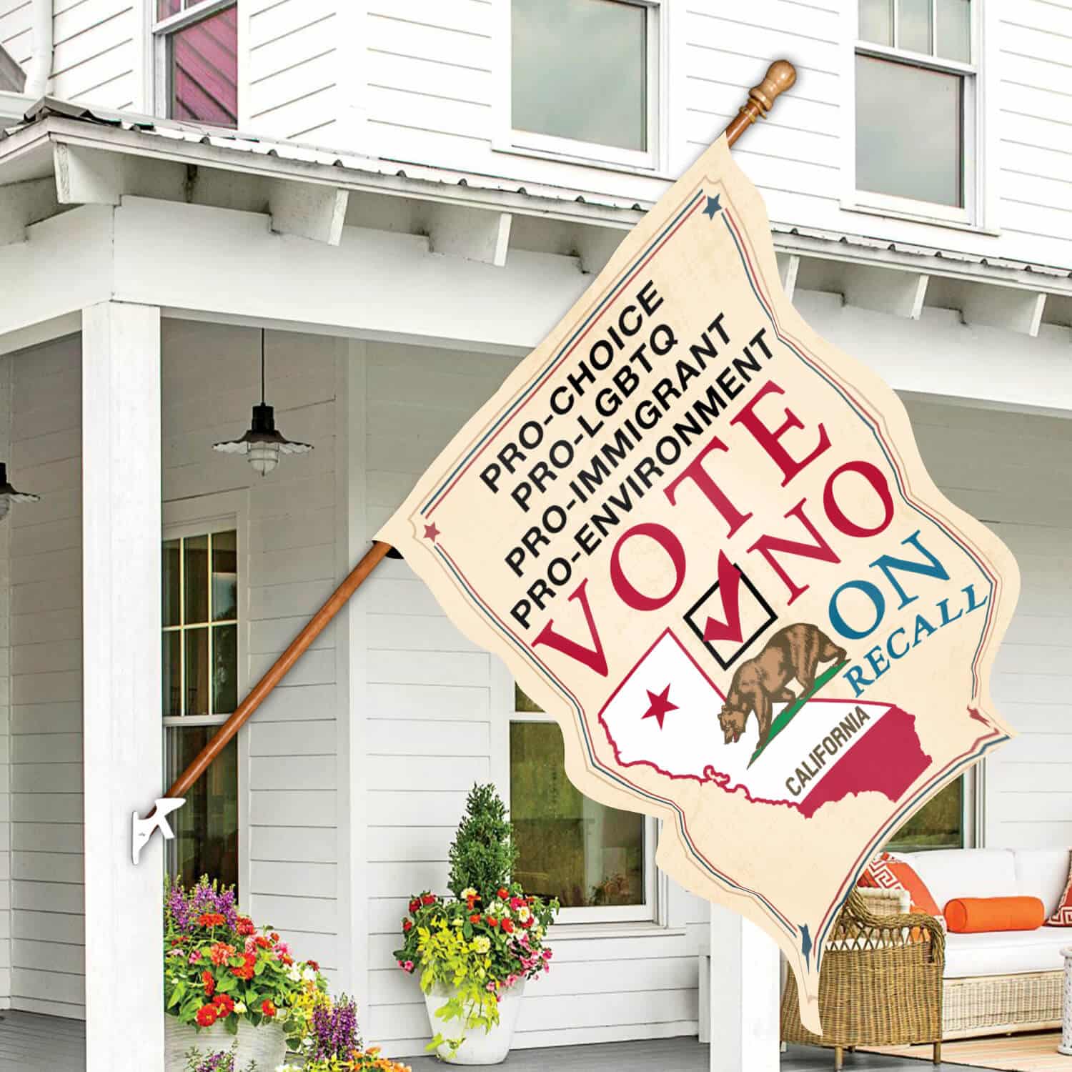 30x40 House Flag Mockup 7