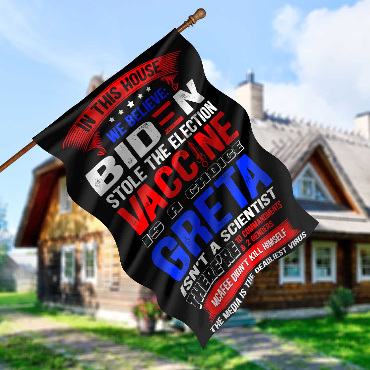 30x40 House Flag Mockup 5