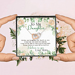 Gifts From Mom to My Daughter Mother and Daughter Our Heart as One Interlocking Hearts Pendant Necklace