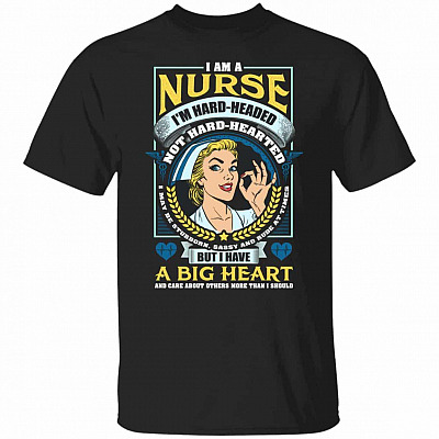 nurse, Black, Unisex T-Shirt