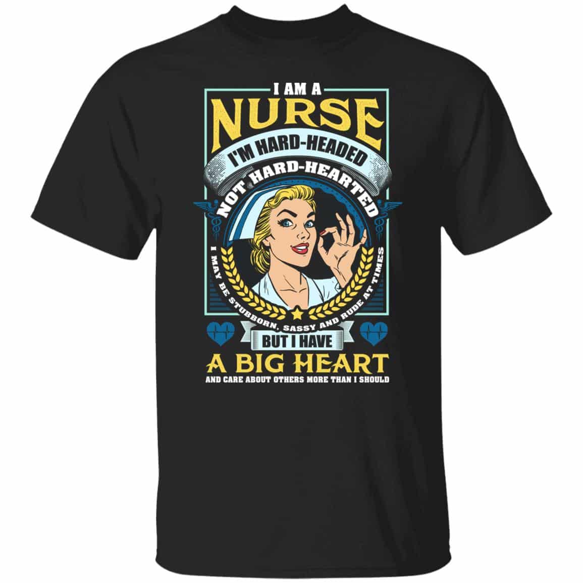 nurse, Black, Unisex T-Shirt