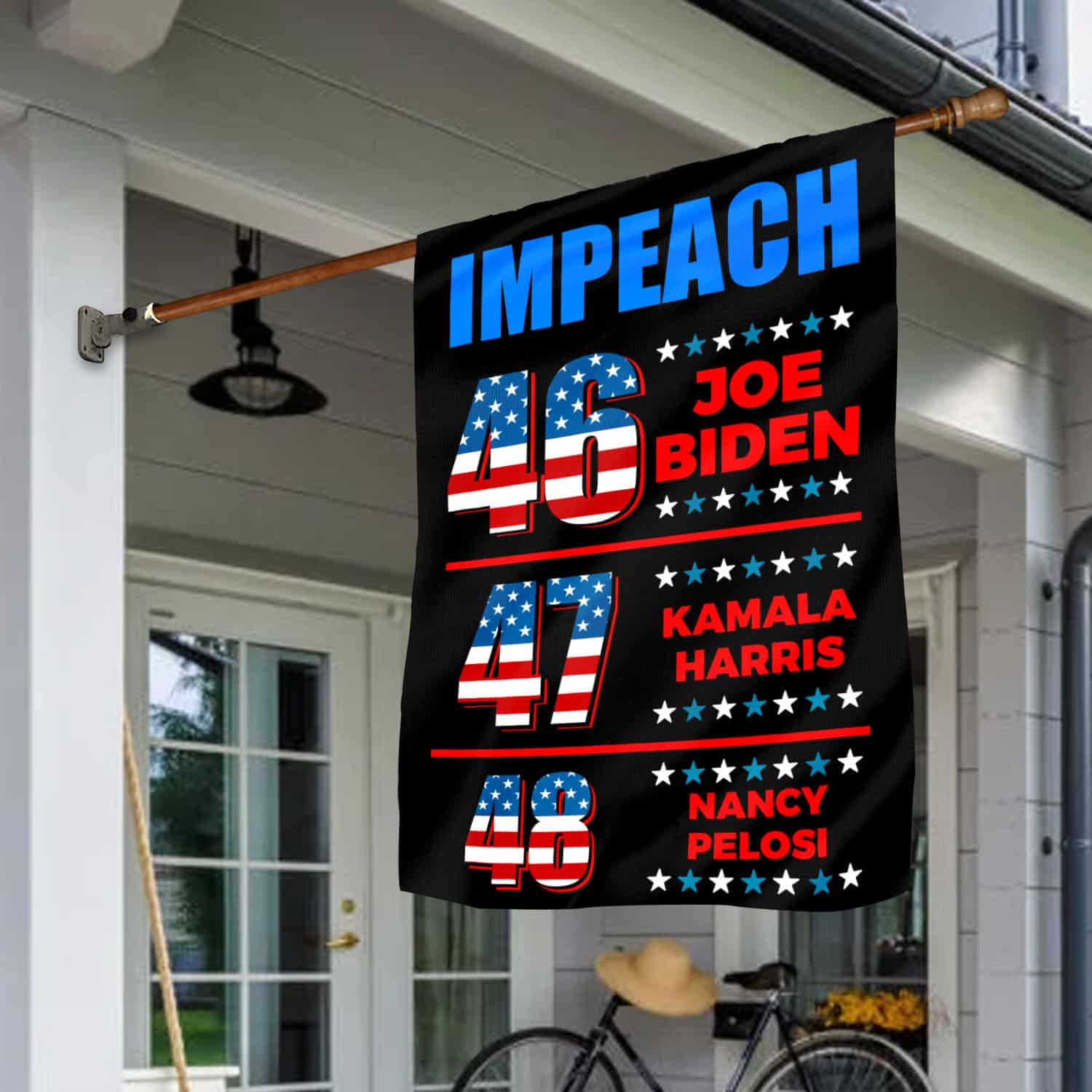 13 HG UU TIEN. Impeach 46 47 48_30x40 House Flag Mockup 1