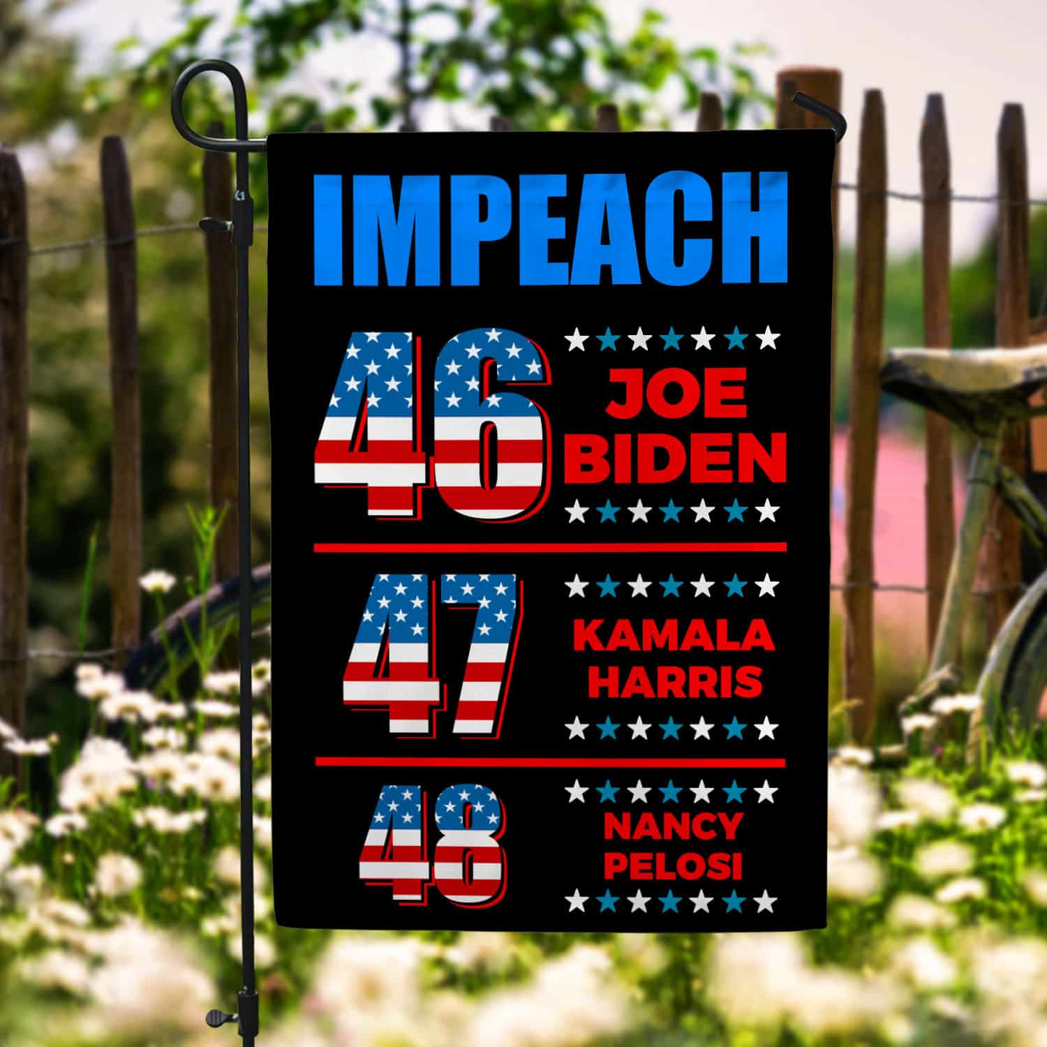 13 HG UU TIEN. Impeach 46 47 48_30x40 Garden Flag Mockup 6