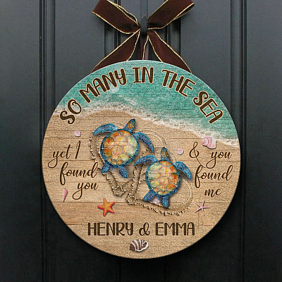 Wooden Door Sign