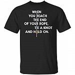 End Of Your Rope, Black, Unisex T-Shirt