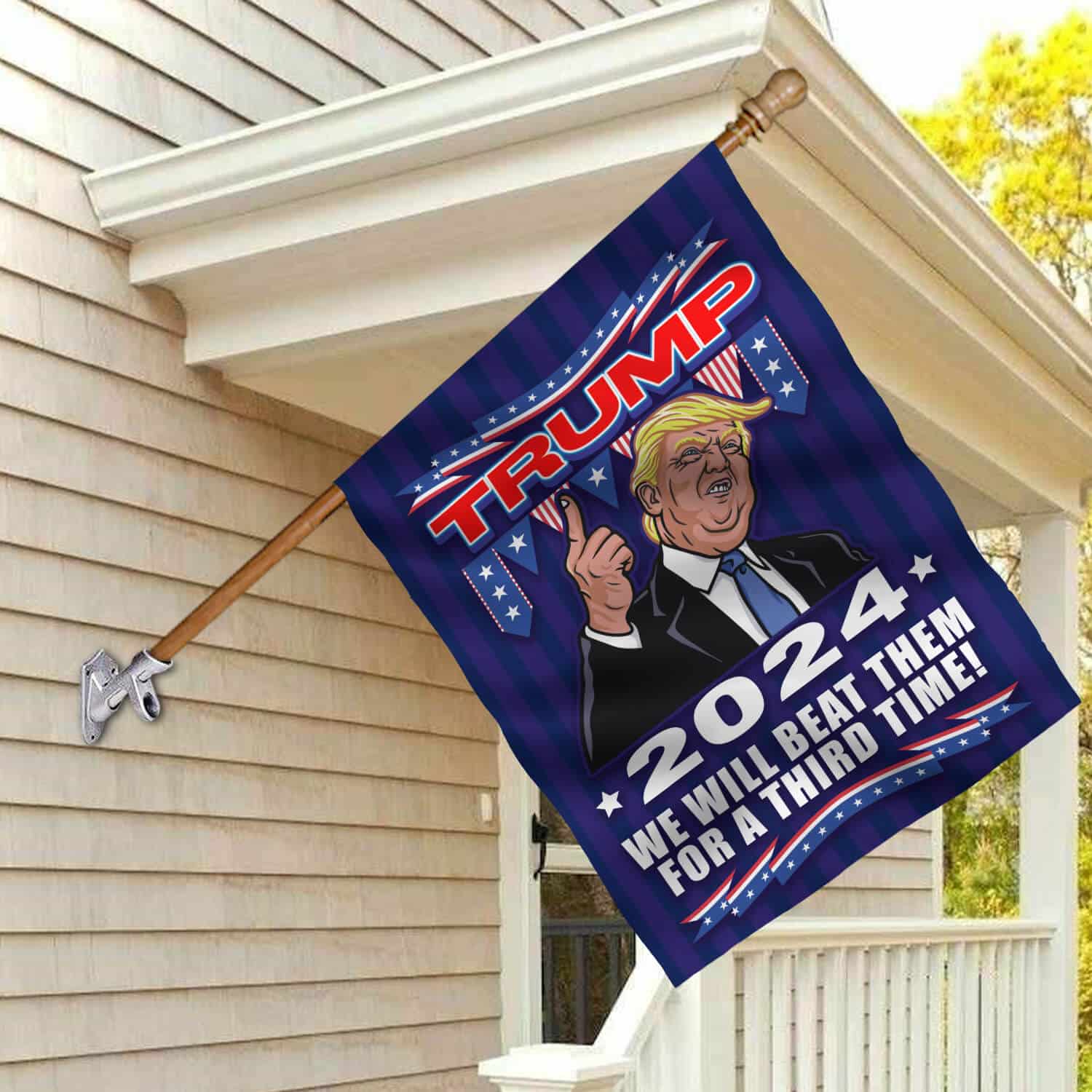 30x40 House Flag Mockup 2