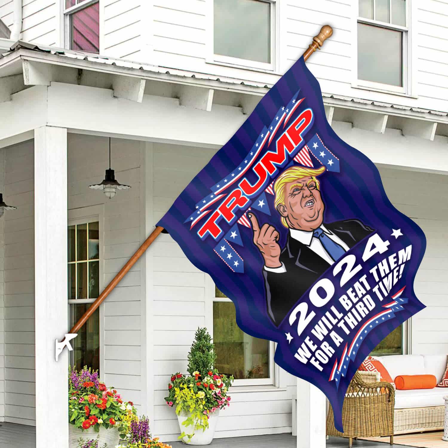 30x40 House Flag Mockup 7