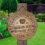 47 HG. Sanderson Sisters Brewing Door Sign Mockup 2
