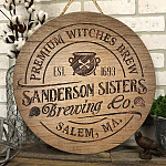 47 HG. Sanderson Sisters Brewing Door Sign Mockup 6