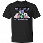 Never Forget 9/11/2001 Tshirt, Black, Unisex T-Shirt
