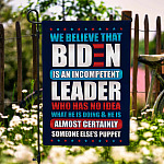 1O uu tien. Believe That Biden Flag-30x40 Garden Flag Mockup 6