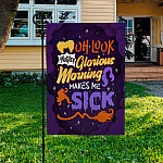 11H. Glorious Morning-flag Garden Flag Mockup 3