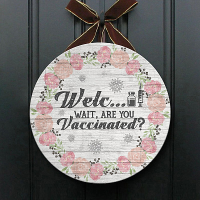 Wooden Door Sign