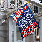 5MH. Liberal Control Media 30x40 House Flag Mockup 6