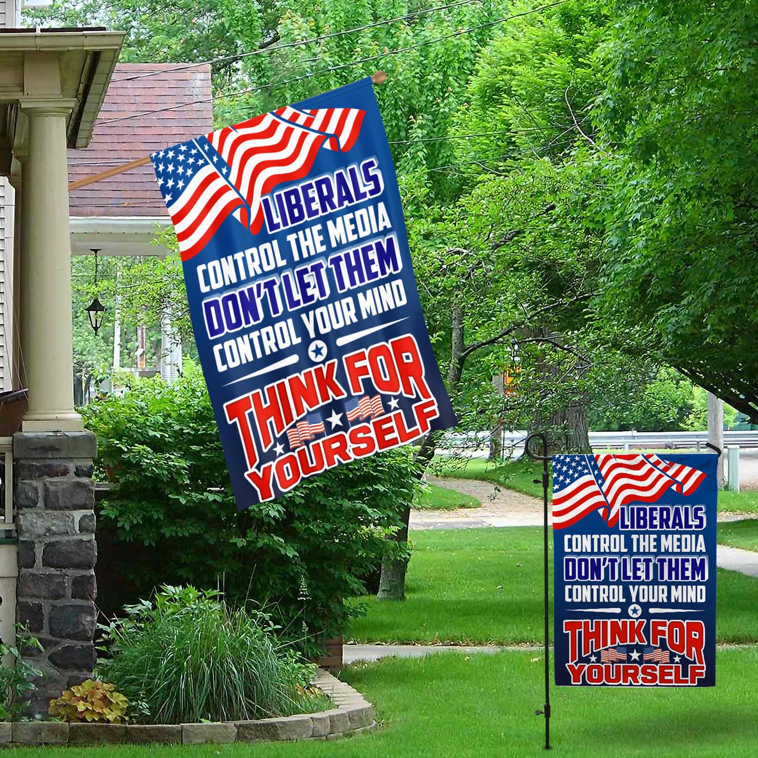 5MH. Liberal Control Media 30x40 Garden & House Mockup 1