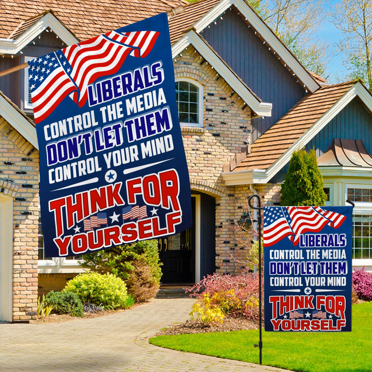 5MH. Liberal Control Media 30x40 Garden & House Mockup 3