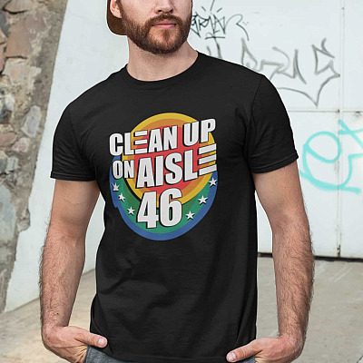 Alternative view of Clean Up On Aisle 46 T-Shirt - Biden Shirt