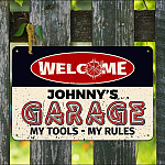 sample design Metal Sign Mockup 9