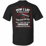 6VT. Now I Lay Me Down Veteran Gun, Black, Unisex T-Shirt