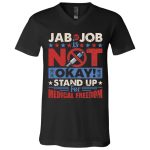 43 HG UU TIEN. Jab Or Job (5), Black, V-Neck T-Shirt 43 HG UU TIEN. Jab Or Job (5), Black, V-Neck T-Shirt