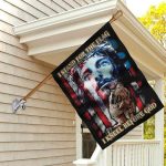 2HV. Kneel Before God (flag) 30X40R House Flag Mockup 2