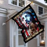 2HV. Kneel Before God (flag) 30X40R House Flag Mockup 6