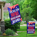 3BN. Socialism Sucks-30x40 Garden & House Mockup 1