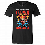 The Only Clown Tshirt, Black, V-Neck T-Shirt The Only Clown Tshirt, Black, V-Neck T-Shirt