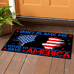 2TM. Dont Blame Me_doormat Doormat mockup 1