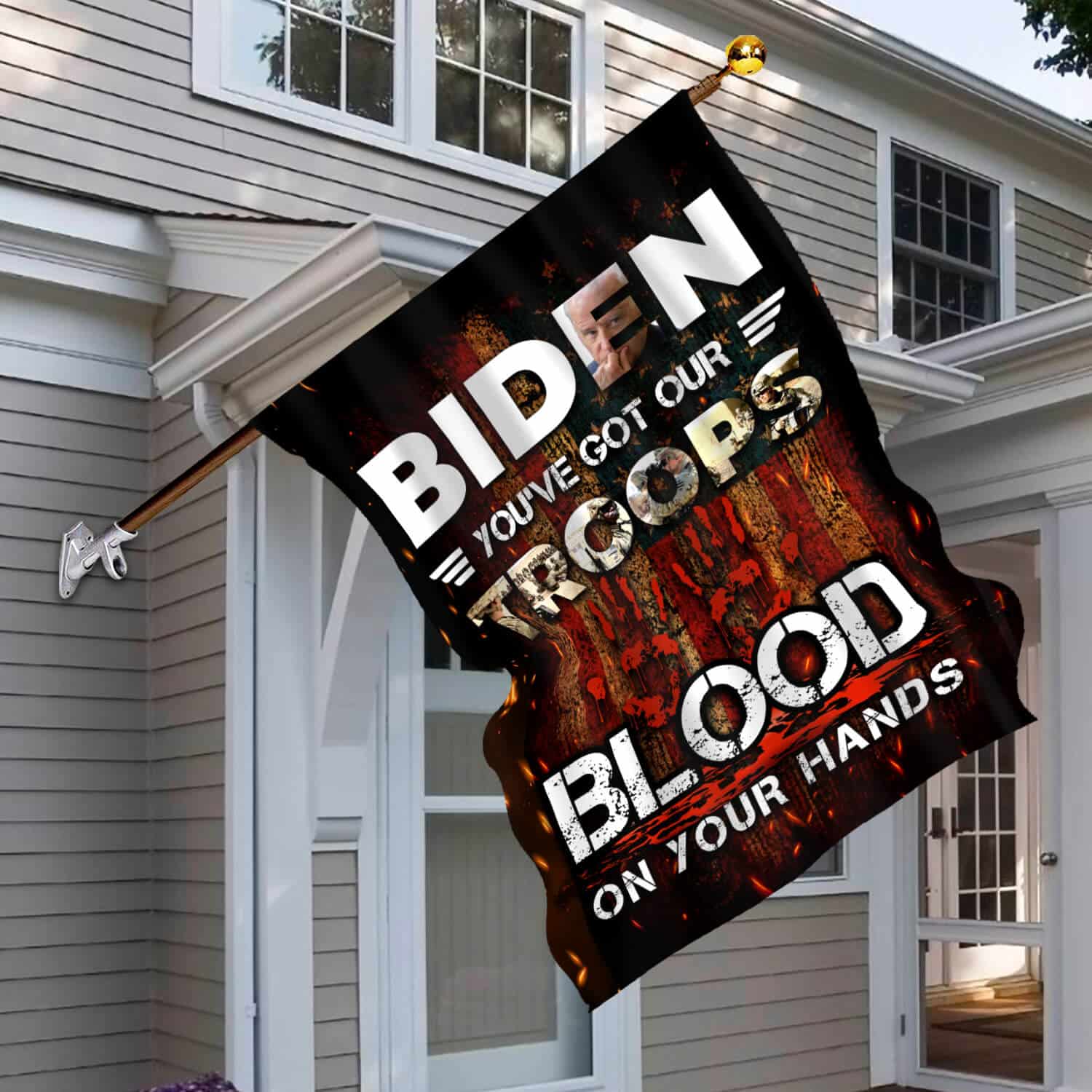 SIDE 1 30X40 House Flag Mockup 6