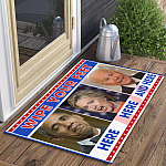 2VT. UU TIEN Wipe Your Feet Obama Hillary Biden Doormat mockup 3