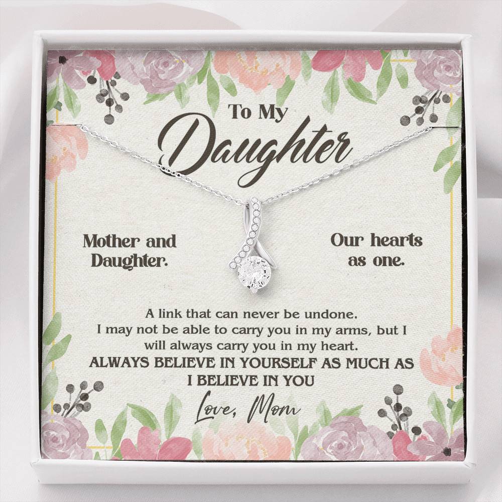 From Mom To My Daughter A Link That Can Never Be Undone I Believe In You Alluring Beauty Necklace - Alluring Beauty Necklace From Mom To My Daughter A Link That Can Never Be Undone I Believe In You Alluring Beauty Necklace - Alluring Beauty Necklace