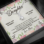 From Mom To My Daughter A Link That Can Never Be Undone I Believe In You Alluring Beauty Necklace From Mom To My Daughter A Link That Can Never Be Undone I Believe In You Alluring Beauty Necklace