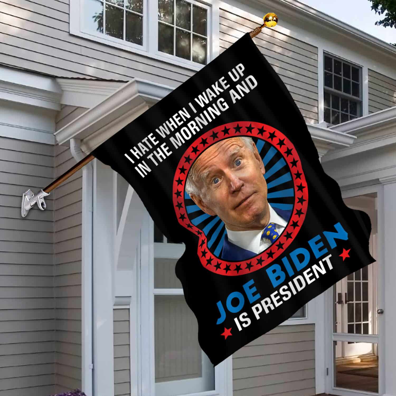 30x40 House Flag Mockup 6