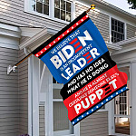 4KT. We Believe That Biden Is (flag) 30x40 House Flag Mockup 6