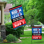 4KT. We Believe That Biden Is (flag) 30x40 Garden & House Mockup 1