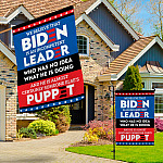 4KT. We Believe That Biden Is (flag) 30x40 Garden & House Mockup 3