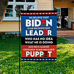 4KT. We Believe That Biden Is (flag) 30x40 Garden Flag Mockup 3