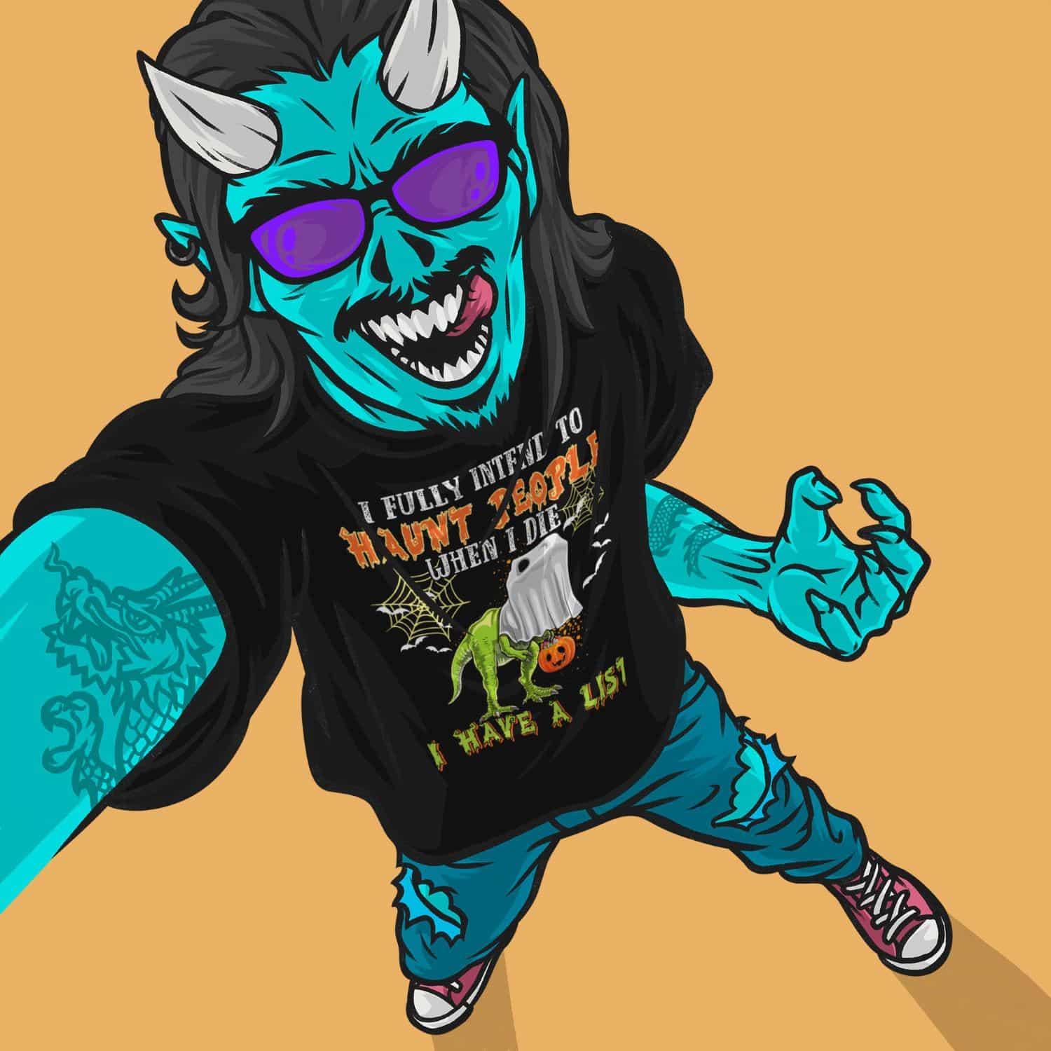 2KT. I Fully Intend To Haunt People-dinosaur mk3