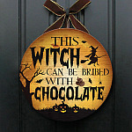8Th. Bribed Witch Chocolate-doordign Door Sign Mockup 1
