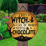 8Th. Bribed Witch Chocolate-doordign Door Sign Mockup 2