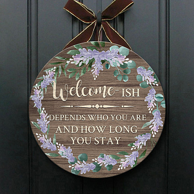 Wooden Door Sign
