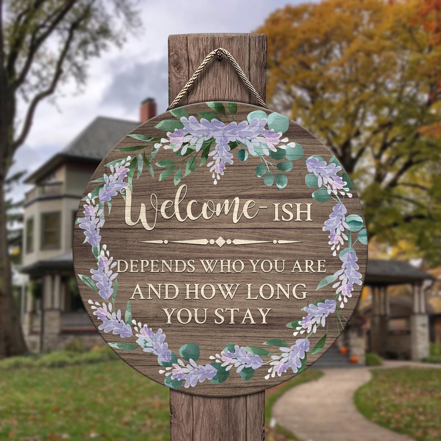 2NH. Welcome-ish(5) Door Sign Mockup 3