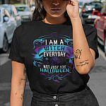 I Am A Witch Everyday Not Just For Halloween T-Shirt - V-Neck Shirt for Women